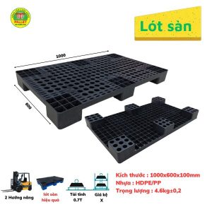 Alternative view of Pallet Nhựa Lót Sàn Đen